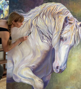 equine portrait by diane williams artist